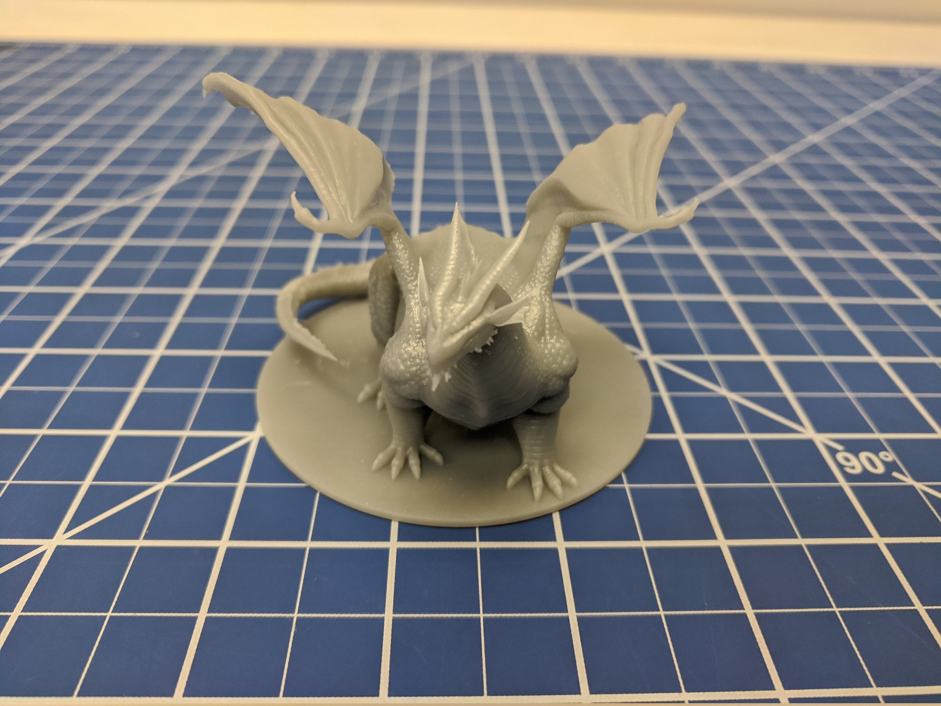 Chonky Red Dragon Chromatic Mini - DND - Pathfinder - Dungeons & Dragons - RPG - Tabletop - mz4250- Miniature-28mm-1"Scale