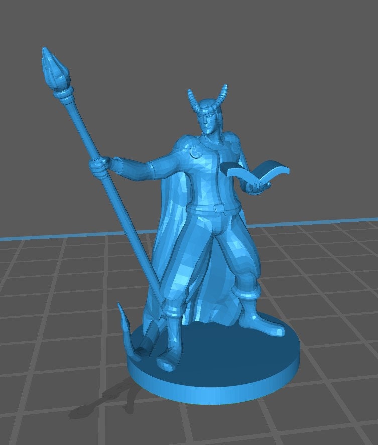 Tiefling Wizard Mini - DND - Pathfinder - Dungeons & Dragons - RPG - Tabletop - mz4250- Miniature-28mm-1"Scale