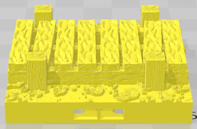 Scarlletfens Brackish Docks Set 1 - Swamp of Sorrows - Pathfinder - Dungeons & Dragons -RPG- Tabletop-Terrain-28 mm / 1"- Aether Studios