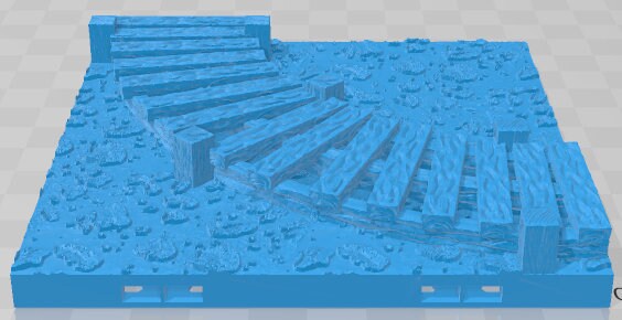 Scarlletfens Brackish Docks Set 1 - Swamp of Sorrows - Pathfinder - Dungeons & Dragons -RPG- Tabletop-Terrain-28 mm / 1"- Aether Studios