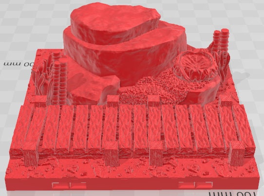 Scarlletfens Brackish Docks Set 3 - Swamp of Sorrows - Pathfinder - Dungeons & Dragons -RPG- Tabletop-Terrain-28 mm / 1"- Aether Studios