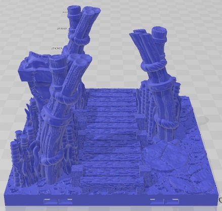Scarlletfens Brackish Docks Set 3 - Swamp of Sorrows - Pathfinder - Dungeons & Dragons -RPG- Tabletop-Terrain-28 mm / 1"- Aether Studios