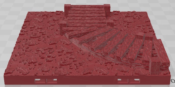 Scarlletfens Brackish Docks Set 5 - Swamp of Sorrows - Pathfinder - Dungeons & Dragons -RPG- Tabletop-Terrain-28 mm / 1"- Aether Studios