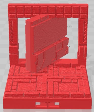 Wall 3 Secret Doors - Aztlan - Pathfinder - Dungeons & Dragons -RPG- Tabletop-Terrain-28 mm / 1"- Aether Studios