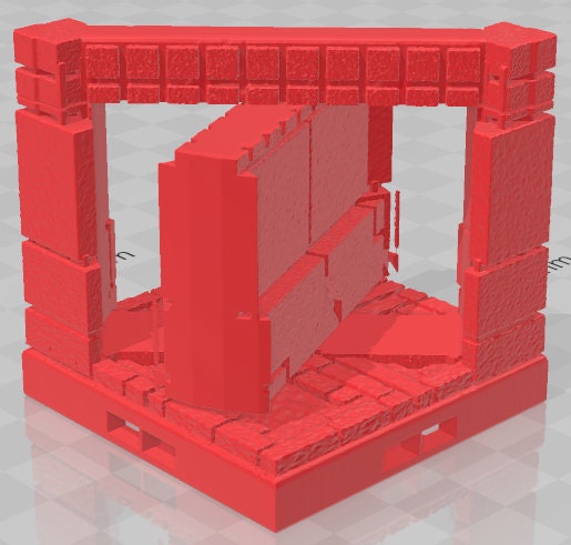 Diagonal Secret Doors - Aztlan - Pathfinder - Dungeons & Dragons -RPG- Tabletop-Terrain-28 mm / 1"- Aether Studios