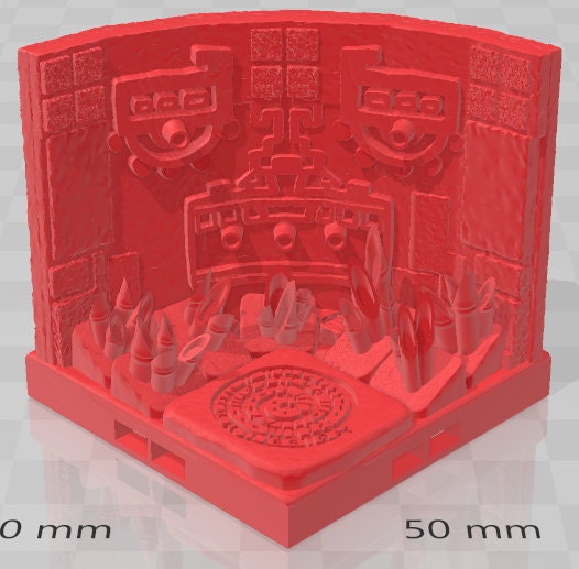 Punji Walls - Aztlan - Pathfinder - Dungeons & Dragons -RPG- Tabletop-Terrain-28 mm / 1"- Aether Studios