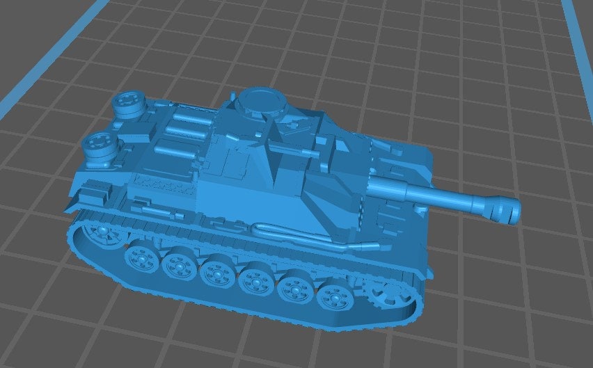 STUG IIIG - STUGH42 - 1:100 scale - Germany - Tanks - Armored Vehicle - World Of Tanks - War Game - Wargaming -Tabletop Games