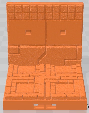 Peg Wall Tiles - Aztlan 2 Reforged - Pathfinder - Dungeons & Dragons -RPG- Tabletop-Terrain-28 mm / 1"- Aether Studios