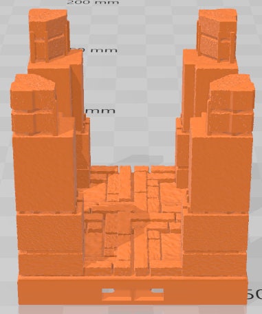 Pillars Style 2 Set 1 - Aztlan 2 Reforged - Pathfinder - Dungeons & Dragons -RPG- Tabletop-Terrain-28 mm / 1"- Aether Studios