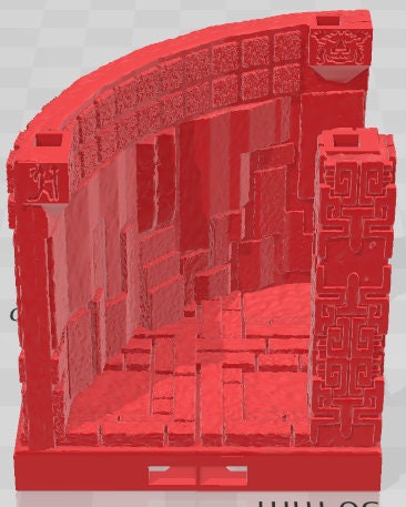 Pillars Style 3 Set 1 - Aztlan 2 Reforged - Pathfinder - Dungeons & Dragons -RPG- Tabletop-Terrain-28 mm / 1"- Aether Studios