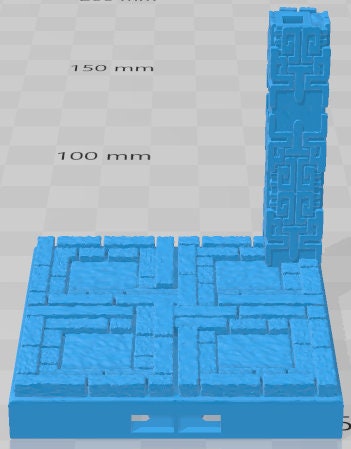 Pillars Style 3 Set 1 - Aztlan 2 Reforged - Pathfinder - Dungeons & Dragons -RPG- Tabletop-Terrain-28 mm / 1"- Aether Studios