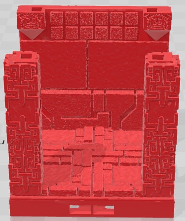 Pillars Style 3 Set 2 - Aztlan 2 Reforged - Pathfinder - Dungeons & Dragons -RPG- Tabletop-Terrain-28 mm / 1"- Aether Studios