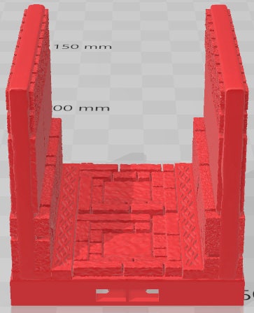 Corridors And Walls - Aztlan 2 Reforged - Pathfinder - Dungeons & Dragons -RPG- Tabletop-Terrain-28 mm / 1"- Aether Studios
