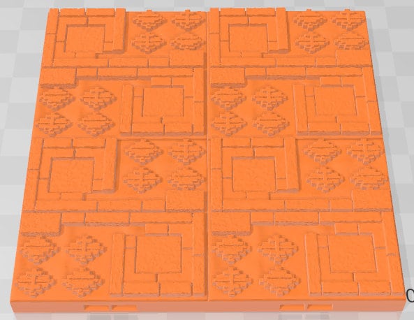 Big Floors - Aztlan 4 Reforged - Pathfinder - Dungeons & Dragons -RPG- Tabletop-Terrain-28 mm / 1"- Aether Studios