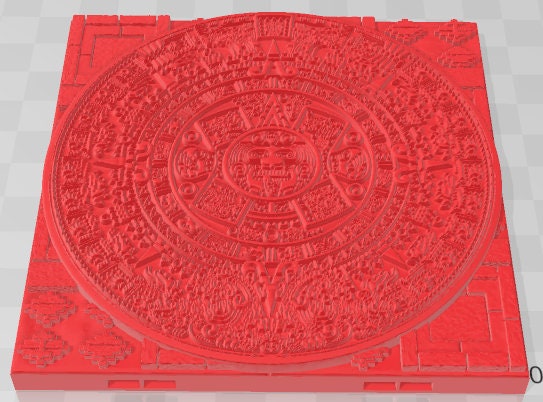 Calendar Floors - Aztlan 4 Reforged - Pathfinder - Dungeons & Dragons -RPG- Tabletop-Terrain-28 mm / 1"- Aether Studios