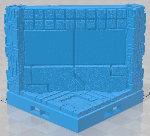 Diagonal Walls - Aztlan 4 Reforged - Pathfinder - Dungeons & Dragons -RPG- Tabletop-Terrain-28 mm / 1"- Aether Studios