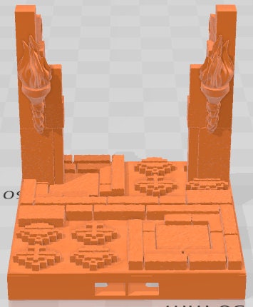 Door Frames 1 - Aztlan 4 Reforged - Pathfinder - Dungeons & Dragons -RPG- Tabletop-Terrain-28 mm / 1"- Aether Studios