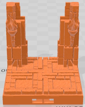 Door Frames 2 Set 1 - Aztlan 4 Reforged - Pathfinder - Dungeons & Dragons -RPG- Tabletop-Terrain-28 mm / 1"- Aether Studios