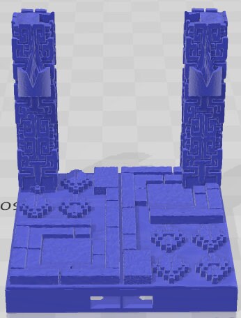 Door Frames 2 Set 2 - Aztlan 4 Reforged - Pathfinder - Dungeons & Dragons -RPG- Tabletop-Terrain-28 mm / 1"- Aether Studios