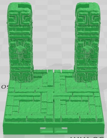 Door Frames 2 Set 3 - Aztlan 4 Reforged - Pathfinder - Dungeons & Dragons -RPG- Tabletop-Terrain-28 mm / 1"- Aether Studios