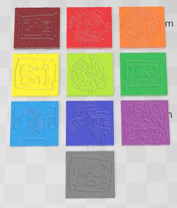 Icon Panels - Aztlan 4 Reforged - Pathfinder - Dungeons & Dragons -RPG- Tabletop-Terrain-28 mm / 1"- Aether Studios