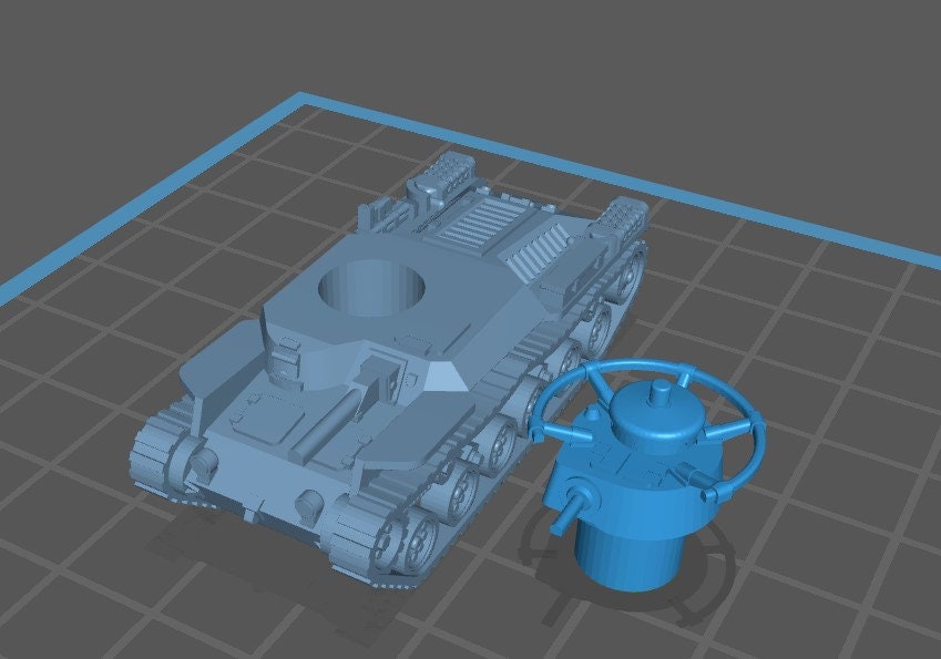 Japan types w/turret - 1:100 scale - Tanks - Armored Vehicle - World Of Tanks - War Game - Wargaming - Axis and Allies - Tabletop Games
