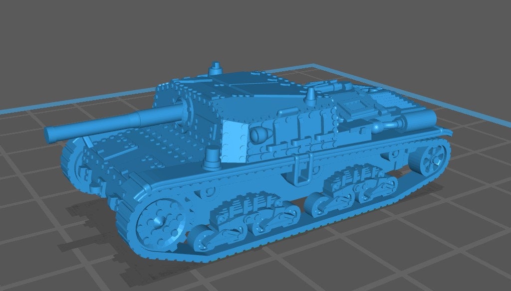 M Type - 1:100 Scale - Italy - Tanks - Armored Vehicle - World Of Tanks - War Game - Wargaming - Axis and Allies - Tabletop Games