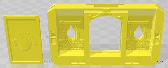 Pegasus Line 1st Class Cars Set 2 - Electro Rail Trains -Pathfinder-Dungeons&Dragons-RPG-Tabletop-Terrain-28mm-AetherStudios