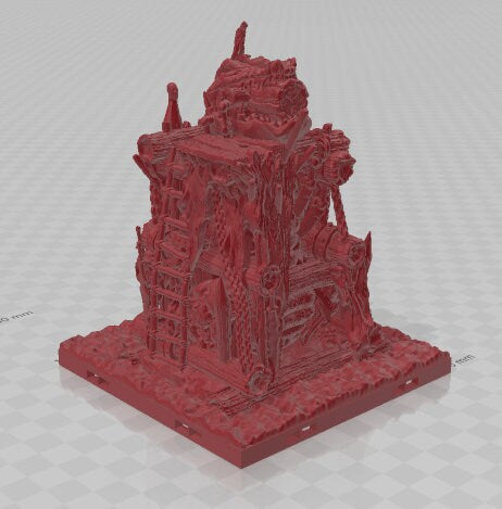 Great Clockodile - Fantasy Village -Pathfinder-Dungeons&Dragons-RPG-Tabletop-Terrain-28mm-AetherStudios