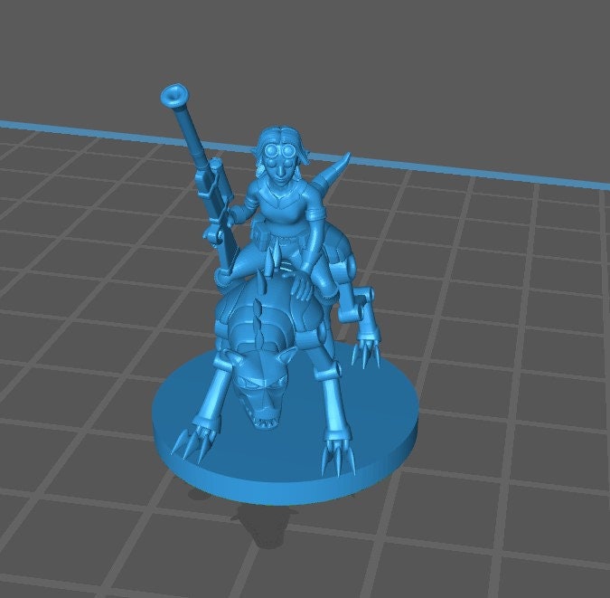 Gnome Artificer Mini - DND - Pathfinder - Dungeons & Dragons - RPG - Tabletop - mz4250- Miniature-28mm-1"Scale