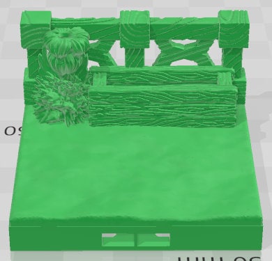 Ponyhorn Stables Farm Fence 2x2 Tiles - Fantasy Village -Pathfinder-Dungeons&Dragons-RPG-Tabletop-Terrain-28mm-AetherStudios