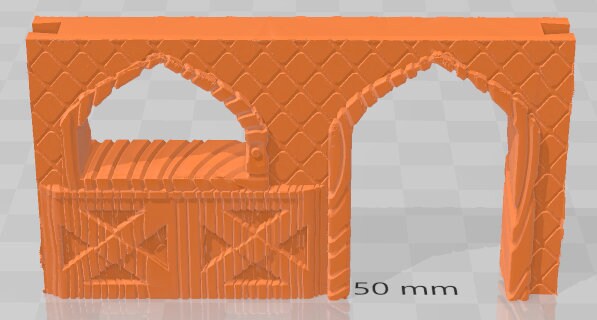 Elven Buildings Set 2 - Fantasy Village -Pathfinder-Dungeons&Dragons-RPG-Tabletop-Terrain-28mm-AetherStudios