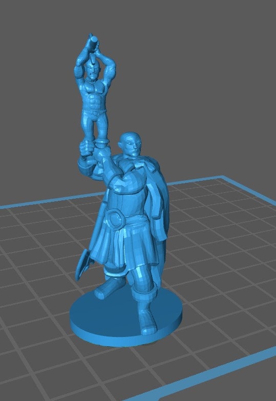 Goliath Barbarian Mini - DND - Pathfinder - Dungeons & Dragons - RPG - Tabletop - mz4250- Miniature-28mm-1"Scale