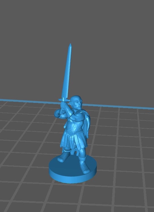 Halfling Barbarian Mini - DND - Pathfinder - Dungeons & Dragons - RPG - Tabletop - mz4250- Miniature-28mm-1"Scale