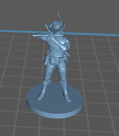 Human Bard Mini - DND - Pathfinder - Dungeons & Dragons - RPG - Tabletop - mz4250- Miniature-28mm-1"Scale