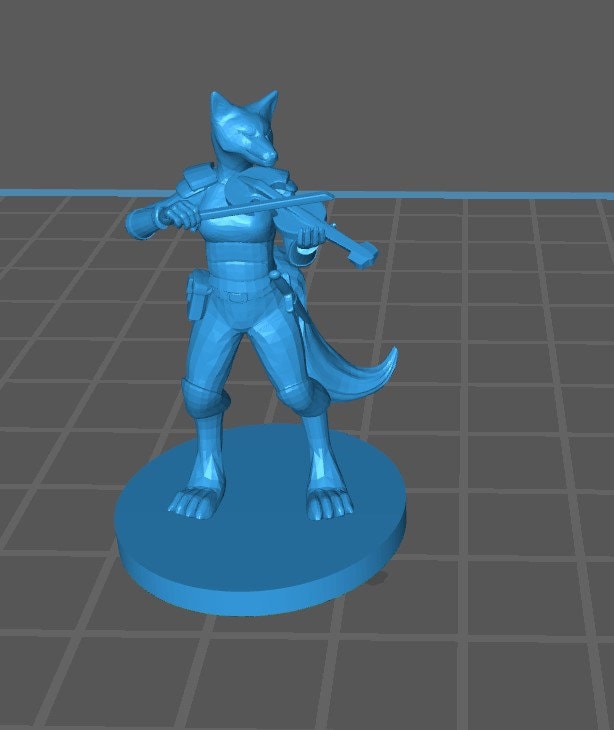 Other Races Bard Mini - DND - Pathfinder - Dungeons & Dragons - RPG - Tabletop - mz4250- Miniature-28mm-1"Scale