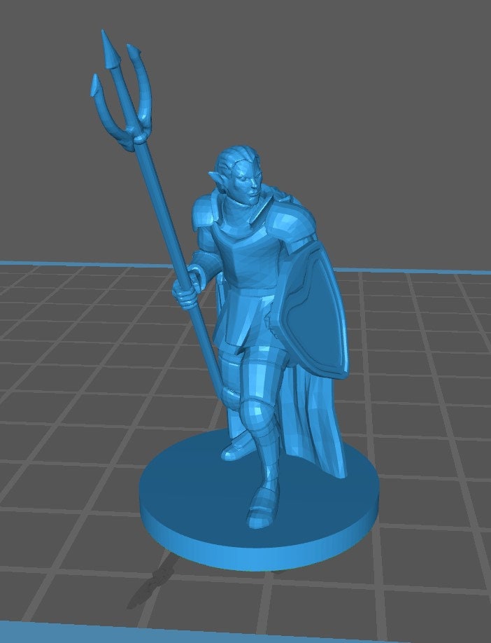 Elf Cleric Mini - DND - Pathfinder - Dungeons & Dragons - RPG - Tabletop - mz4250- Miniature - 28 mm - 1" Scale