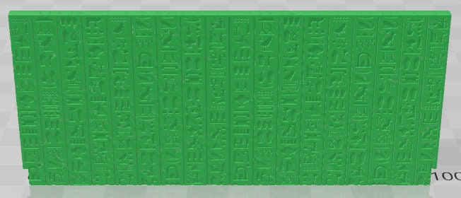 Pharaoh 5 Slot Double Walls - Pharaoh -Pathfinder-Dungeons&Dragons-RPG-Tabletop-Terrain-28mm-AetherStudios