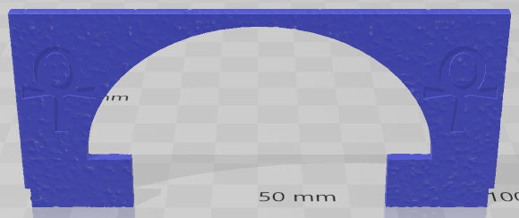 Pharaoh 5 Slot Double Walls - Pharaoh -Pathfinder-Dungeons&Dragons-RPG-Tabletop-Terrain-28mm-AetherStudios
