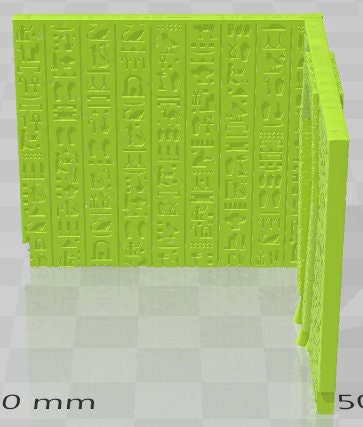 Pharaoh 5 Slot Walls And Corners Set 1 - Pharaoh -Pathfinder-Dungeons&Dragons-RPG-Tabletop-Terrain-28mm-AetherStudios