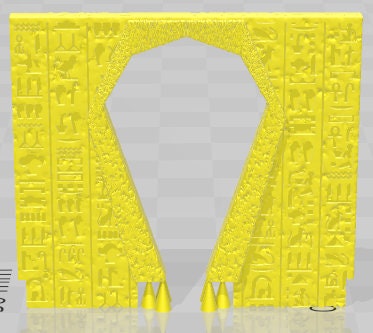 Pharaoh 5 Slot Walls And Corners Set 2 - Pharaoh -Pathfinder-Dungeons&Dragons-RPG-Tabletop-Terrain-28mm-AetherStudios