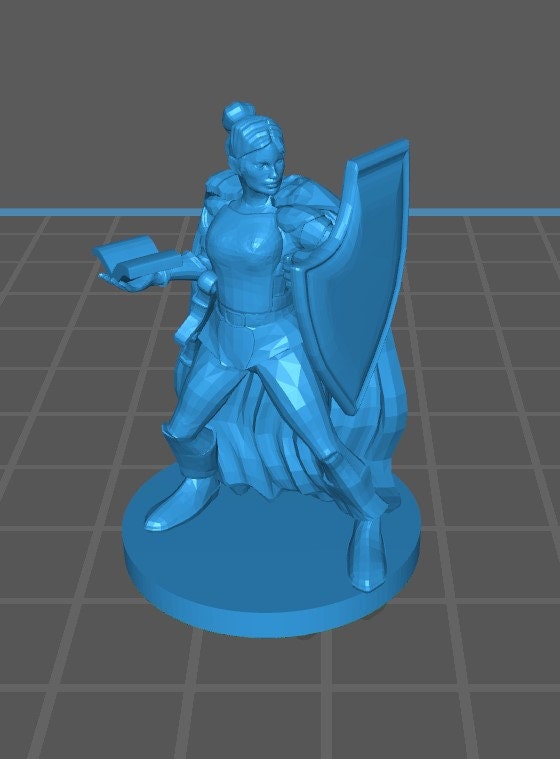 Human Fighter Mini Pack 1 - DND - Pathfinder - Dungeons & Dragons - RPG - Tabletop - mz4250- Miniature-28mm-1"Scale