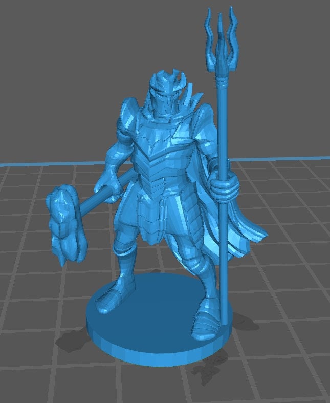 Human Fighter Mini Pack 1 - DND - Pathfinder - Dungeons & Dragons - RPG - Tabletop - mz4250- Miniature-28mm-1"Scale