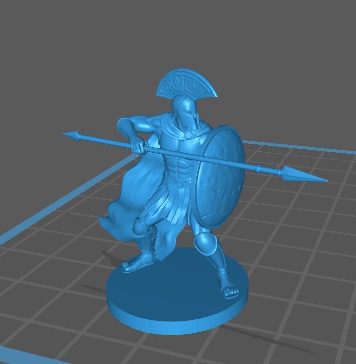 Human Fighter Mini Pack 2 - DND - Pathfinder - Dungeons & Dragons - RPG - Tabletop - mz4250- Miniature-28mm-1"Scale