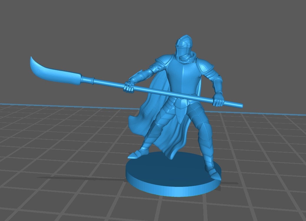 Human Fighter Mini Pack 2 - DND - Pathfinder - Dungeons & Dragons - RPG - Tabletop - mz4250- Miniature-28mm-1"Scale