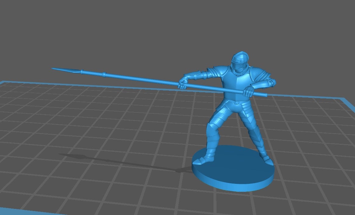 Human Fighter Mini Pack 2 - DND - Pathfinder - Dungeons & Dragons - RPG - Tabletop - mz4250- Miniature-28mm-1"Scale