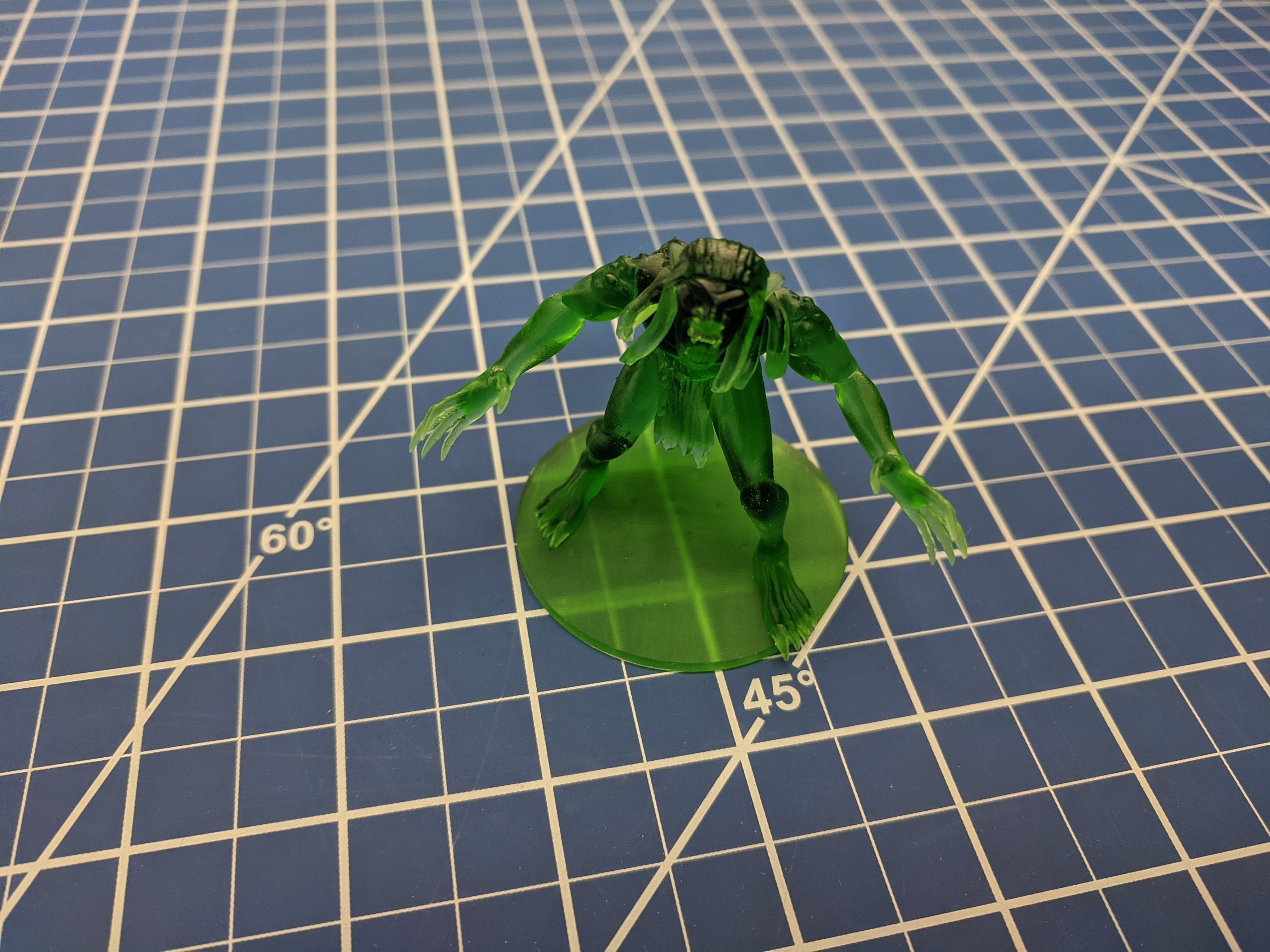 Troll Mini - DND - Pathfinder - Dungeons & Dragons - RPG - Tabletop - mz4250- Miniature - 28 mm - 1" Scale