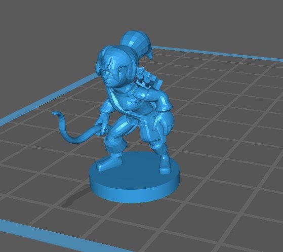 Halfling Ranger Mini - DND - Pathfinder - Dungeons & Dragons - RPG - Tabletop - mz4250- Miniature-28mm-1"Scale