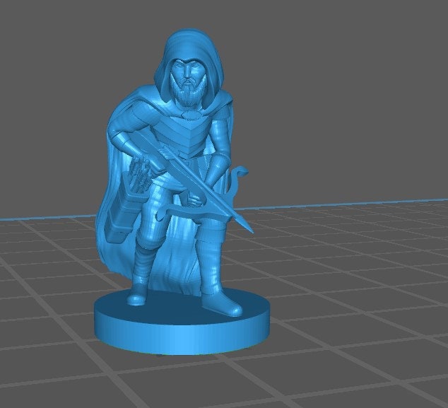 Halfling Ranger Mini - DND - Pathfinder - Dungeons & Dragons - RPG - Tabletop - mz4250- Miniature-28mm-1"Scale