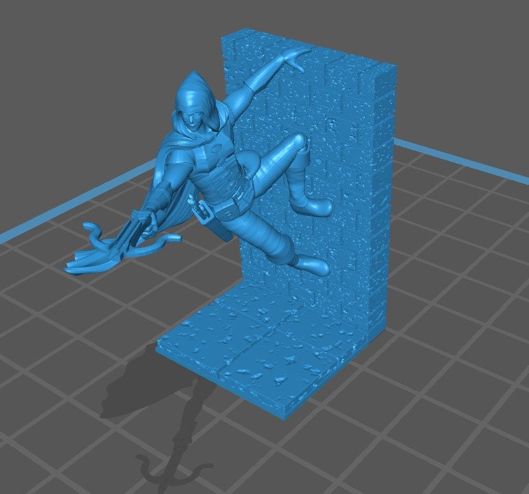 Human Rangers with Crossbows Mini - DND - Pathfinder - Dungeons & Dragons - RPG - Tabletop - mz4250- Miniature-28mm-1"Scale